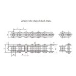 Прецизійна роликова ланцюг з коротким кроком серії