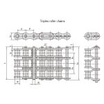 Прецизійні роликові ланцюги серії B з коротким кроком