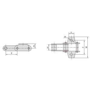 Сталеві сільськогосподарські ланцюги типу C і CA