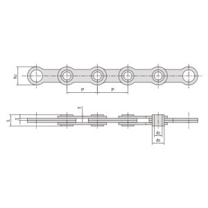 порожнистий штифтовий ланцюг