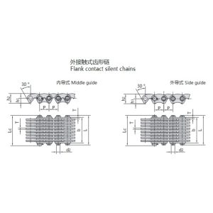 ланцюг з перевернутими зубцями