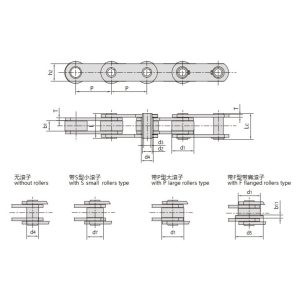 Конвеєрна ланцюг з порожнистими штифтами серії mc
