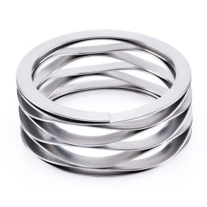 багатовитова хвильова пружина з прокладками на кінцях