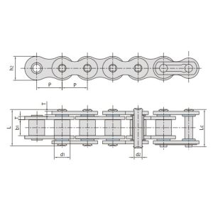 О-Ring роликовий ланцюг