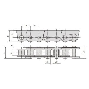 ланцюги з нержавіючої сталі проти вигину для штовхаючих вікон