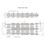 роликові ланцюги серії для важких умов експлуатації