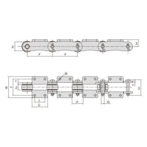 ланцюг цукрової машини