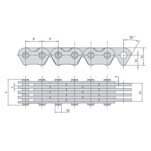 синхронізація безшумних ланцюгів для автомобільного двигуна