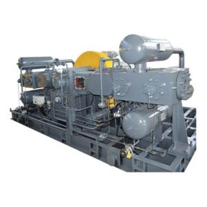 поршневий компресор на салазках