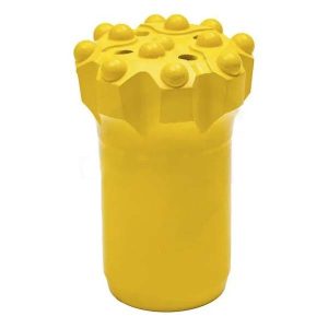 Насадка з різьбою T45 та висувною кнопкою з поглибленням у центрі